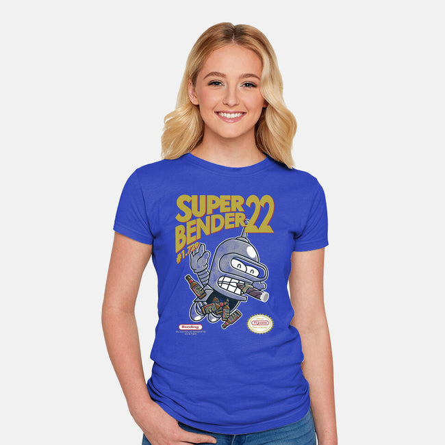 Super Bender 22-Womens-Fitted-Tee-Arinesart