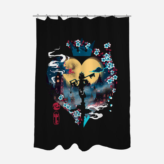 Kingdom Of Courage-None-Polyester-Shower Curtain-Arinesart