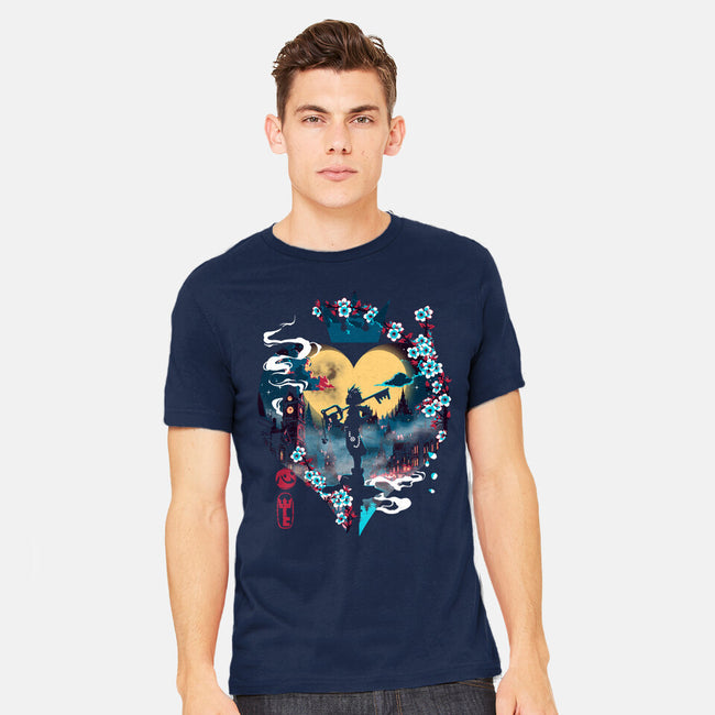 Kingdom Of Courage-Mens-Heavyweight-Tee-Arinesart