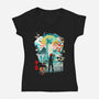 Song Of Vi-Womens-V-Neck-Tee-Arinesart