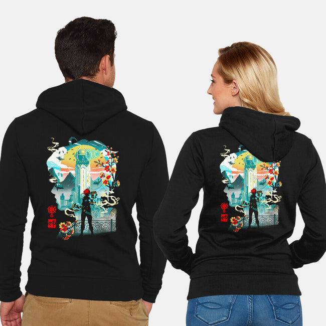 Song Of Vi-Unisex-Zip-Up-Sweatshirt-Arinesart