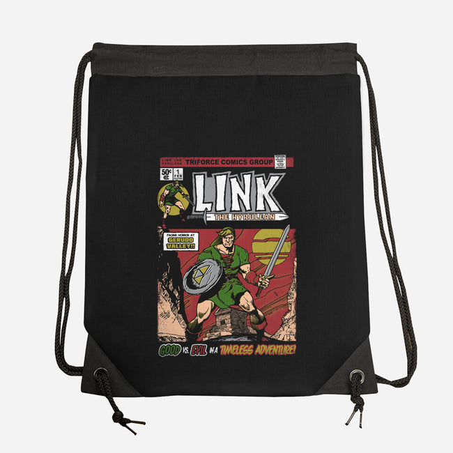 Link The Hyrulean-None-Drawstring-Bag-Arinesart