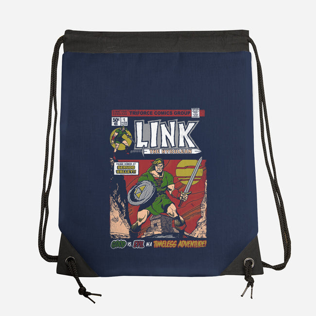 Link The Hyrulean-None-Drawstring-Bag-Arinesart