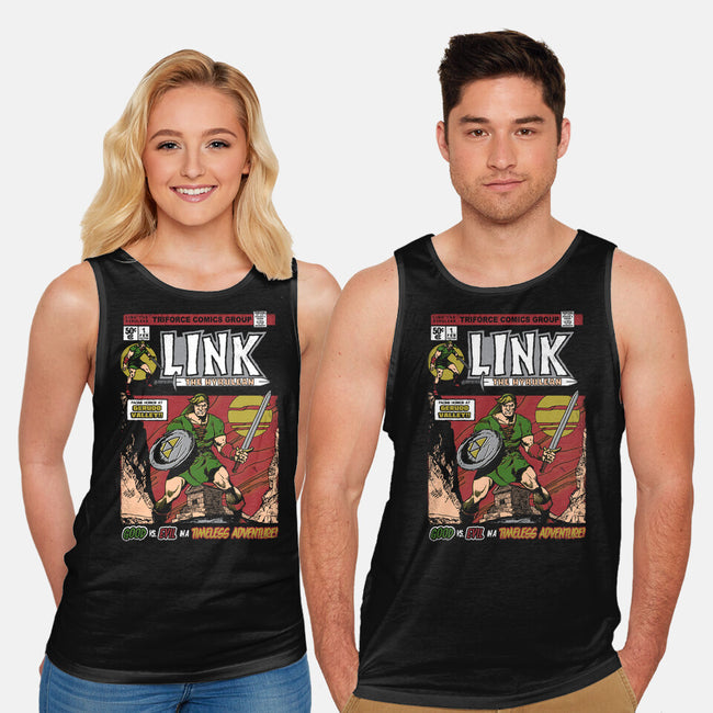 Link The Hyrulean-Unisex-Basic-Tank-Arinesart