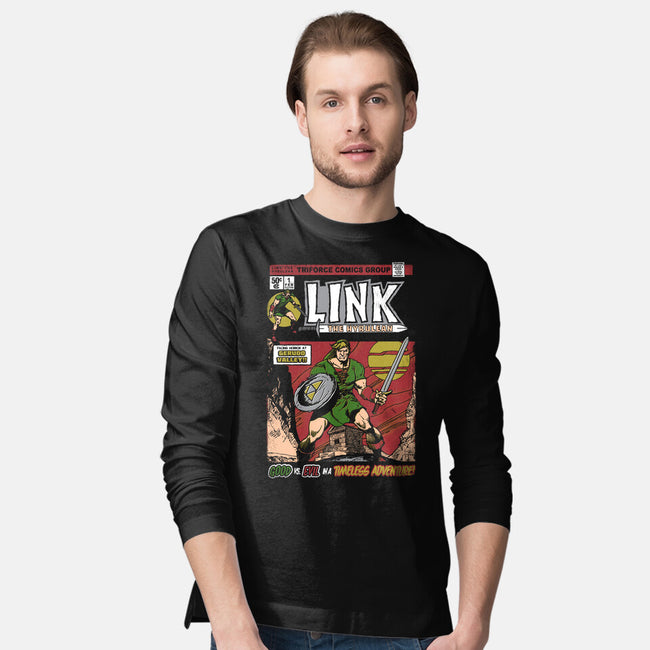 Link The Hyrulean-Mens-Long Sleeved-Tee-Arinesart
