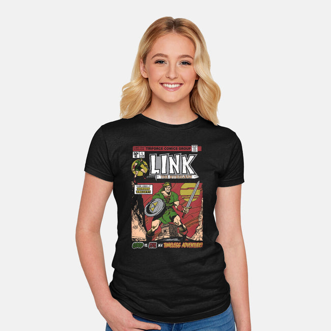 Link The Hyrulean-Womens-Fitted-Tee-Arinesart