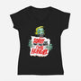 Sorry Zombie-Womens-V-Neck-Tee-butcherbilly