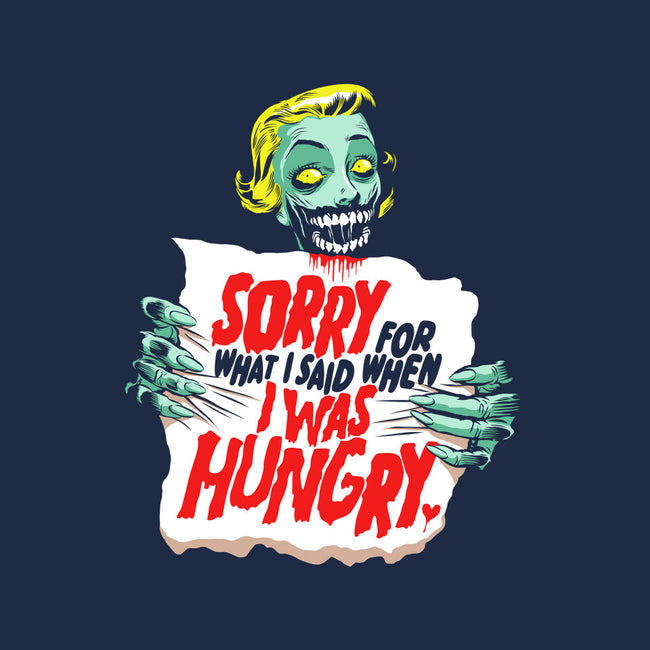 Sorry Zombie-Womens-Fitted-Tee-butcherbilly