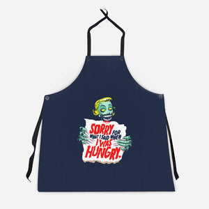 Sorry Zombie-Unisex-Kitchen-Apron-butcherbilly