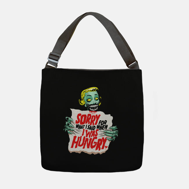 Sorry Zombie-None-Adjustable Tote-Bag-butcherbilly
