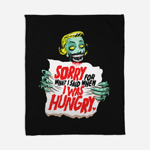 Sorry Zombie-None-Fleece-Blanket-butcherbilly