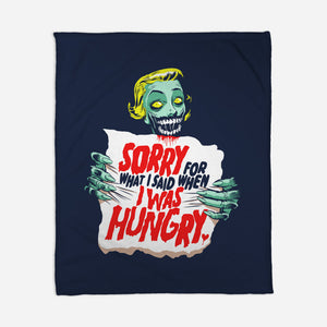 Sorry Zombie-None-Fleece-Blanket-butcherbilly