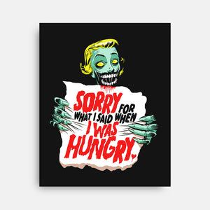 Sorry Zombie-None-Stretched-Canvas-butcherbilly