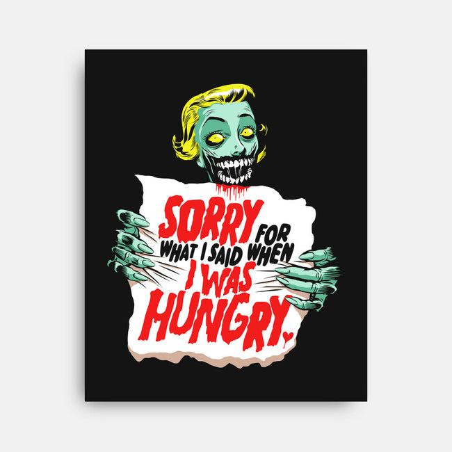 Sorry Zombie-None-Stretched-Canvas-butcherbilly