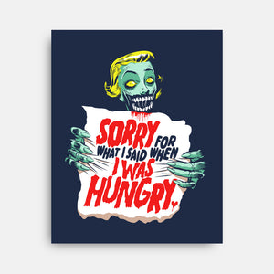 Sorry Zombie-None-Stretched-Canvas-butcherbilly