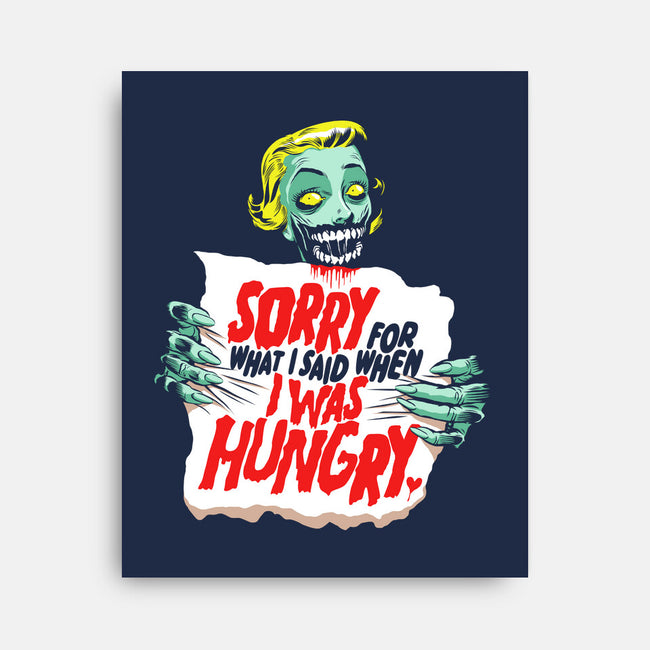 Sorry Zombie-None-Stretched-Canvas-butcherbilly