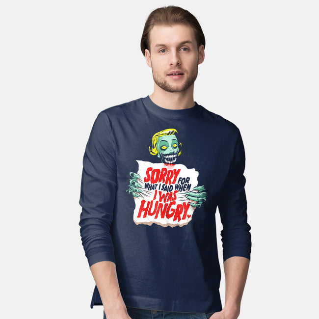 Sorry Zombie-Mens-Long Sleeved-Tee-butcherbilly