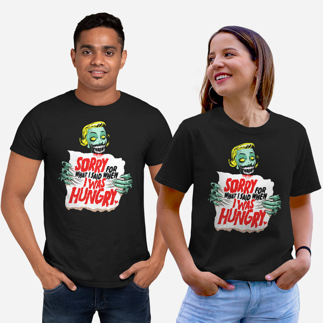 Sorry Zombie-Unisex-Basic-Tee-butcherbilly