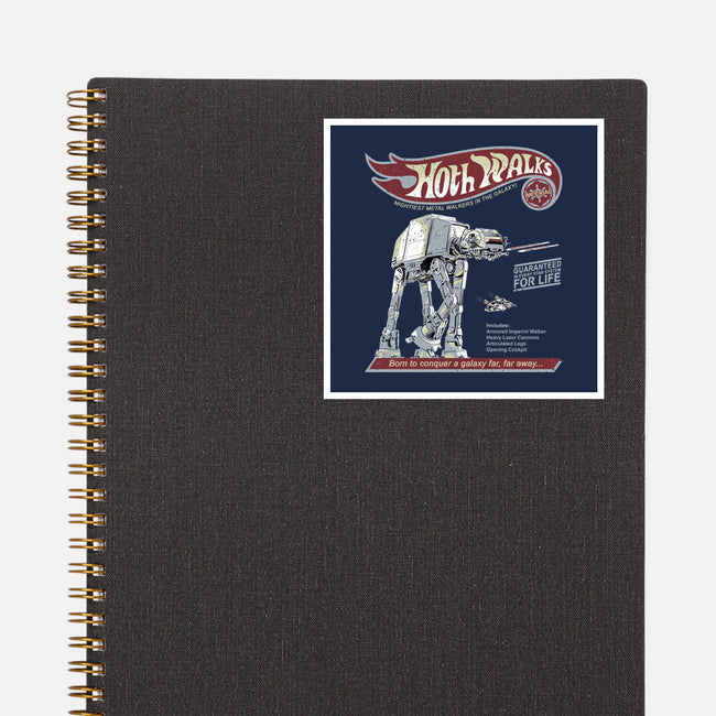Hoth Walks-None-Glossy-Sticker-NMdesign