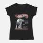 Hoth Walks-Womens-V-Neck-Tee-NMdesign