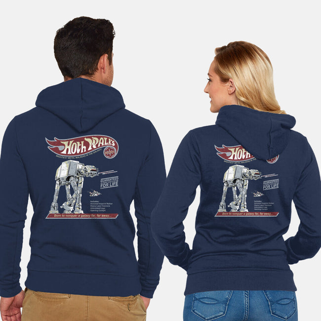 Hoth Walks-Unisex-Zip-Up-Sweatshirt-NMdesign