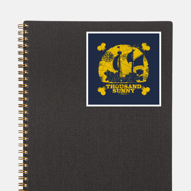 Thousand Sunny-None-Glossy-Sticker-yumie