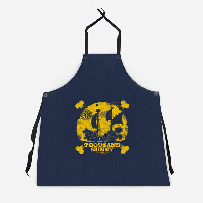 Thousand Sunny-Unisex-Kitchen-Apron-yumie
