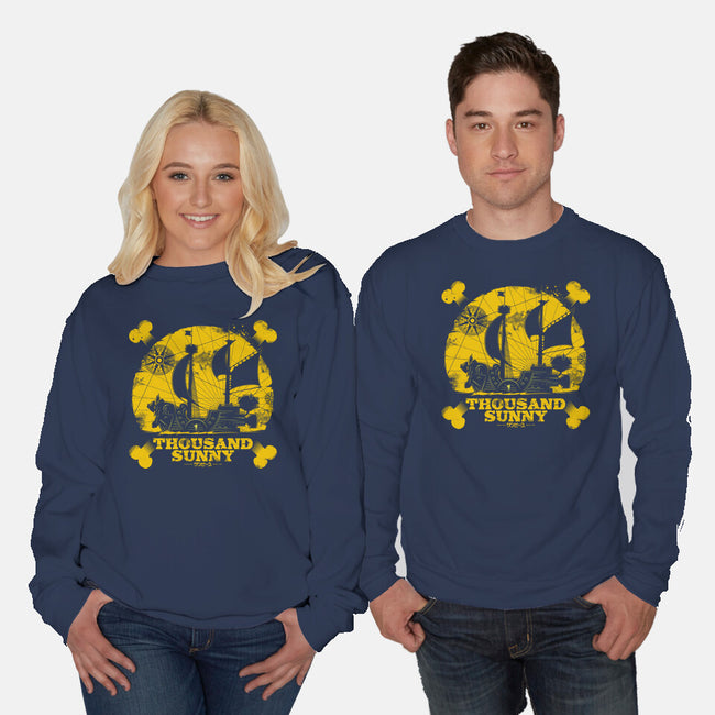 Thousand Sunny-Unisex-Crew Neck-Sweatshirt-yumie