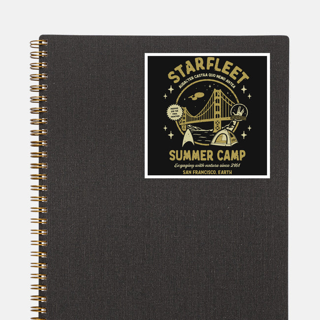 Starfleet Summer Camp-None-Glossy-Sticker-retrodivision