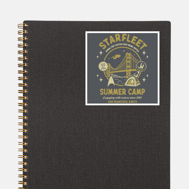 Starfleet Summer Camp-None-Glossy-Sticker-retrodivision