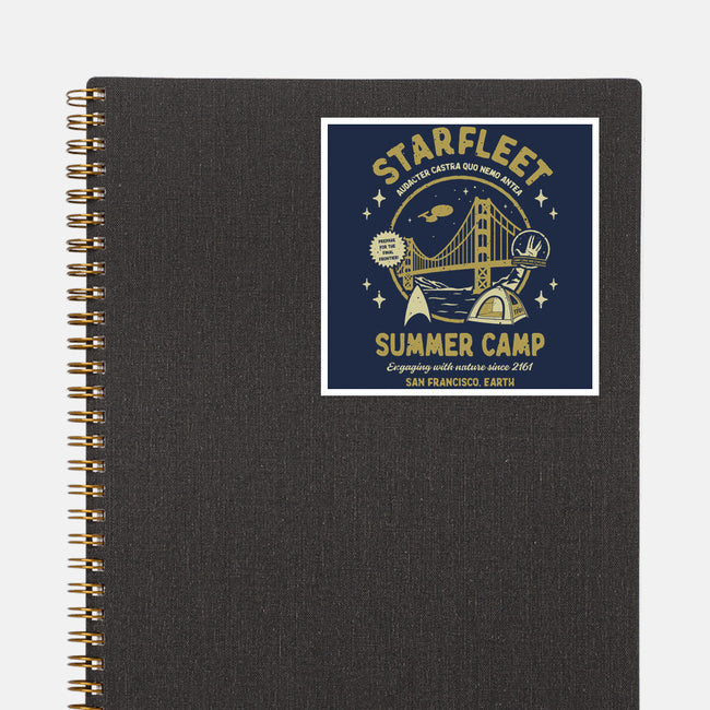 Starfleet Summer Camp-None-Glossy-Sticker-retrodivision
