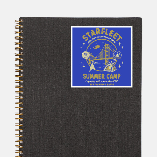 Starfleet Summer Camp-None-Glossy-Sticker-retrodivision