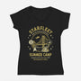 Starfleet Summer Camp-Womens-V-Neck-Tee-retrodivision