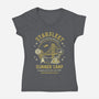 Starfleet Summer Camp-Womens-V-Neck-Tee-retrodivision