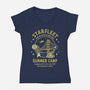 Starfleet Summer Camp-Womens-V-Neck-Tee-retrodivision