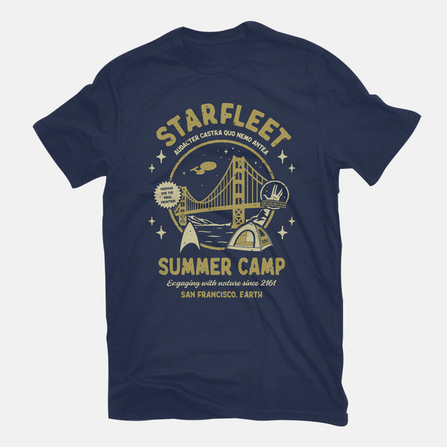 Starfleet Summer Camp-Womens-Fitted-Tee-retrodivision