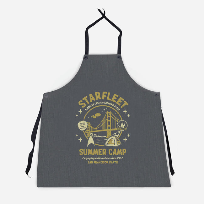 Starfleet Summer Camp-Unisex-Kitchen-Apron-retrodivision