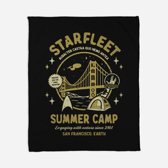Starfleet Summer Camp-None-Fleece-Blanket-retrodivision
