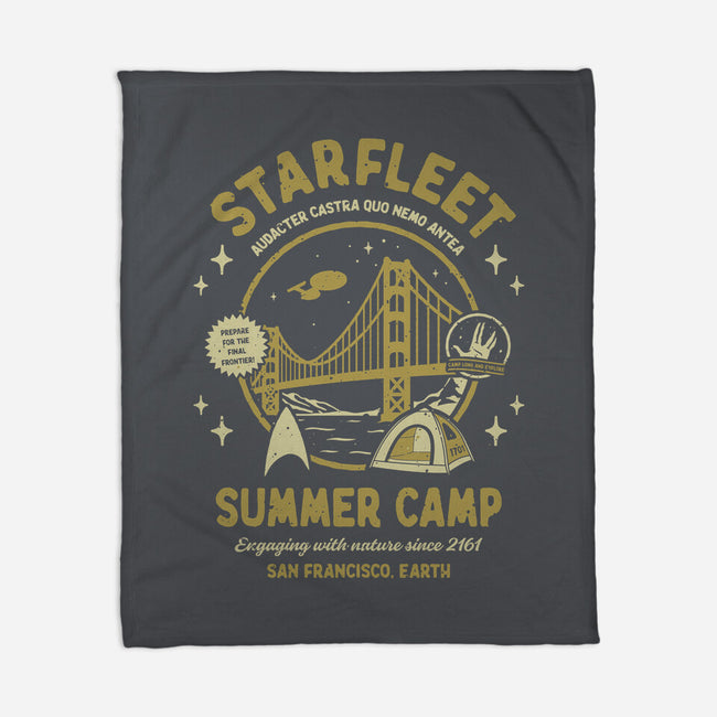 Starfleet Summer Camp-None-Fleece-Blanket-retrodivision
