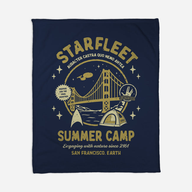 Starfleet Summer Camp-None-Fleece-Blanket-retrodivision