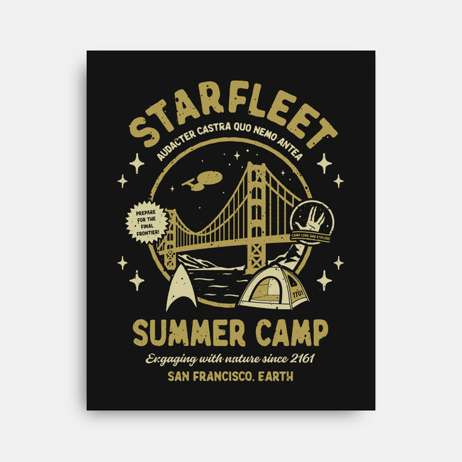 Starfleet Summer Camp-None-Stretched-Canvas-retrodivision