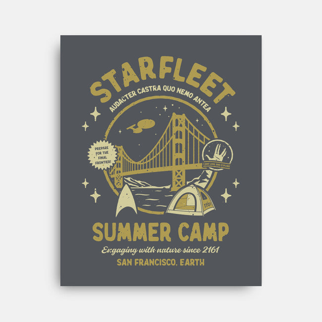 Starfleet Summer Camp-None-Stretched-Canvas-retrodivision