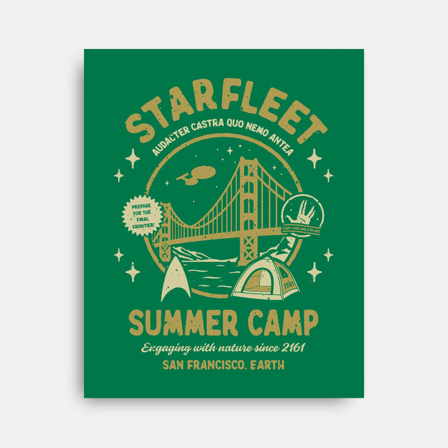 Starfleet Summer Camp-None-Stretched-Canvas-retrodivision