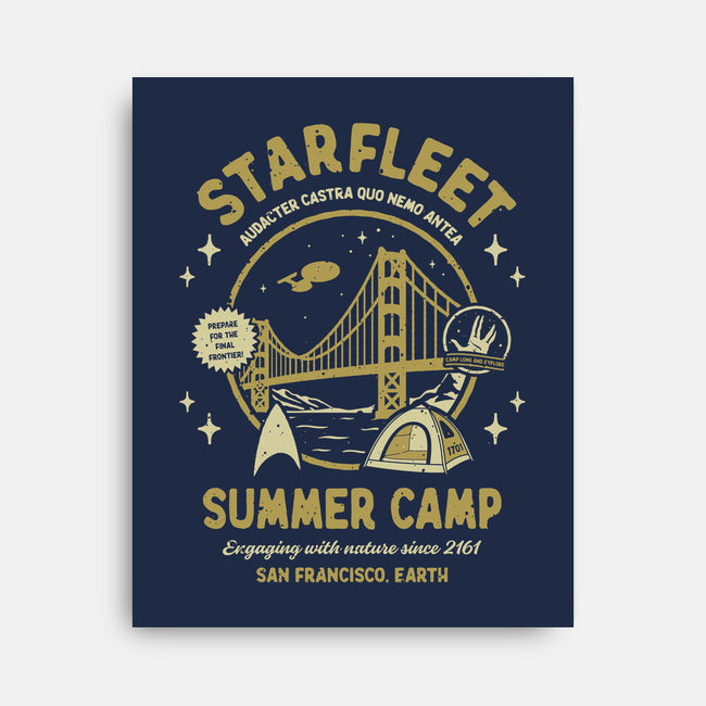 Starfleet Summer Camp-None-Stretched-Canvas-retrodivision