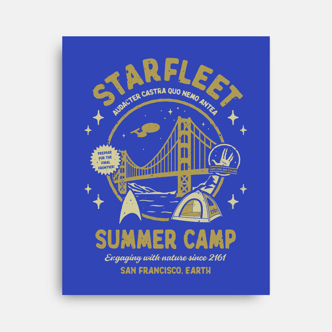 Starfleet Summer Camp-None-Stretched-Canvas-retrodivision