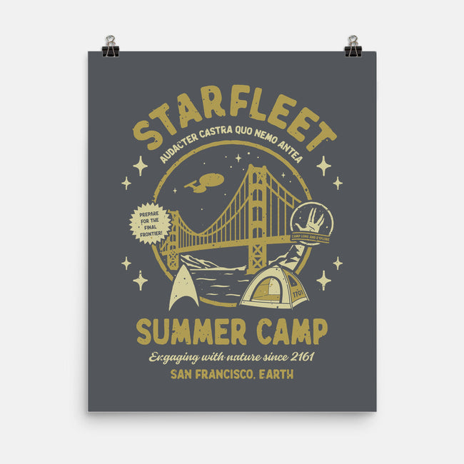 Starfleet Summer Camp-None-Matte-Poster-retrodivision