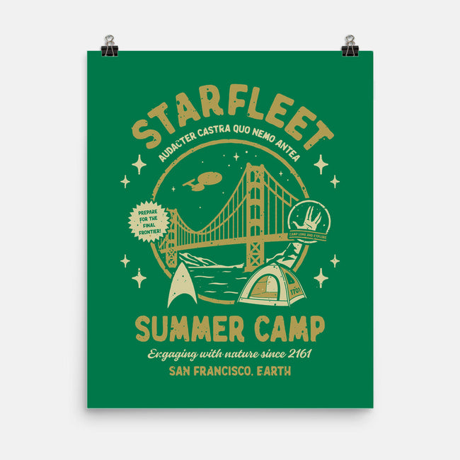 Starfleet Summer Camp-None-Matte-Poster-retrodivision