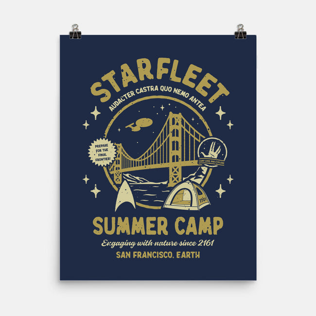 Starfleet Summer Camp-None-Matte-Poster-retrodivision