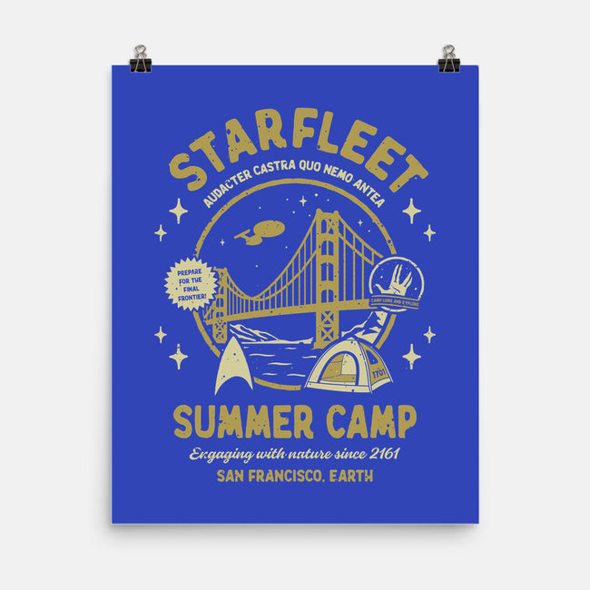 Starfleet Summer Camp-None-Matte-Poster-retrodivision