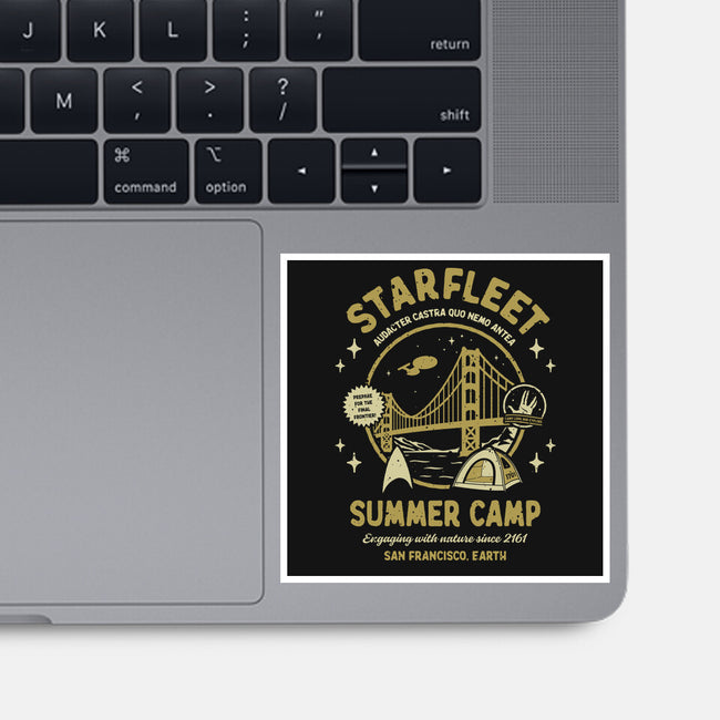 Starfleet Summer Camp-None-Glossy-Sticker-retrodivision